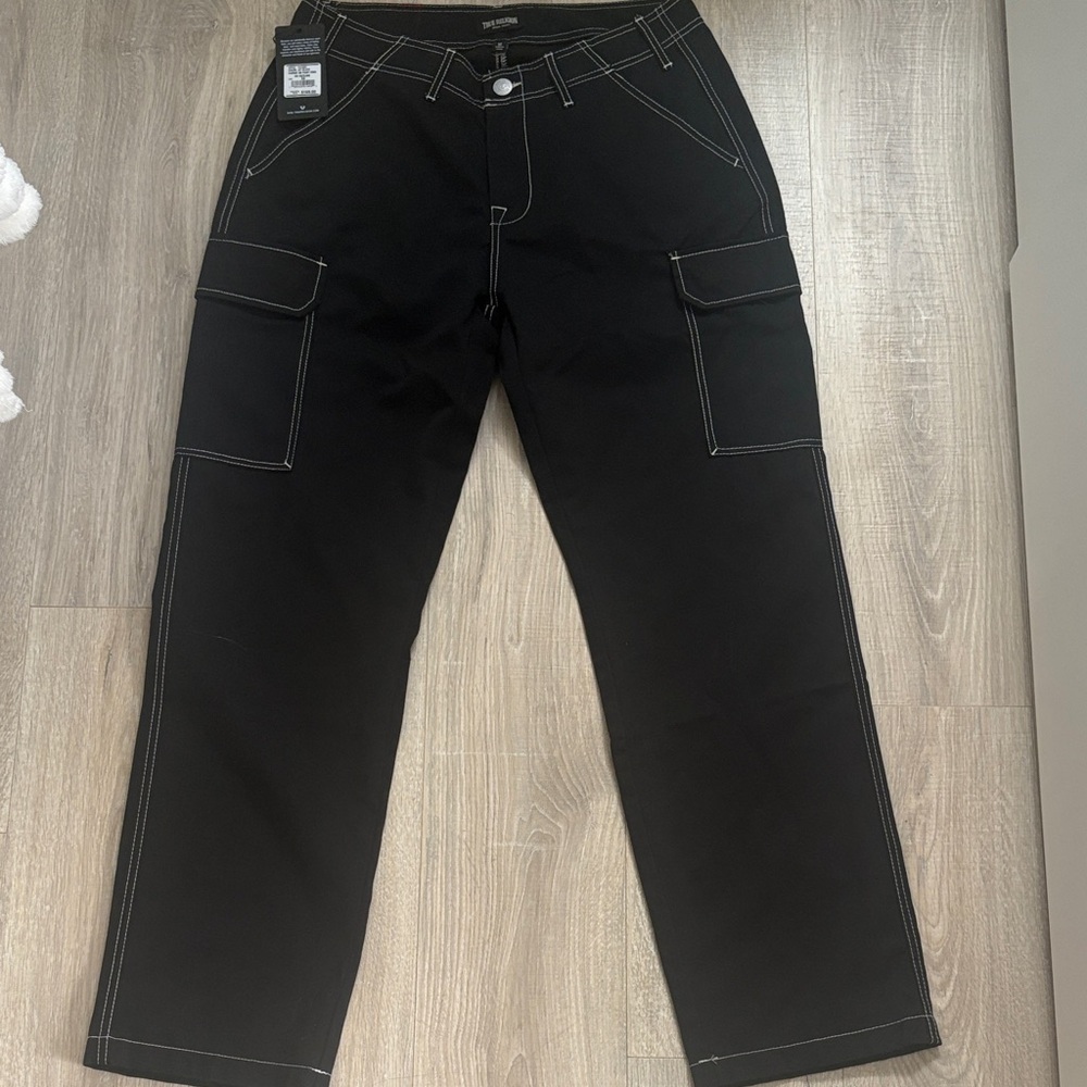 True Religion Jeans, Jet Black, New With Tags- 33